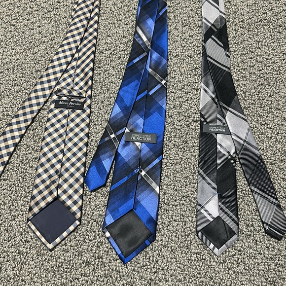 Bundle! Mens ties. Marc Ferrier (Italy) and Kenneth Cole Reaction - Picture 4 of 5